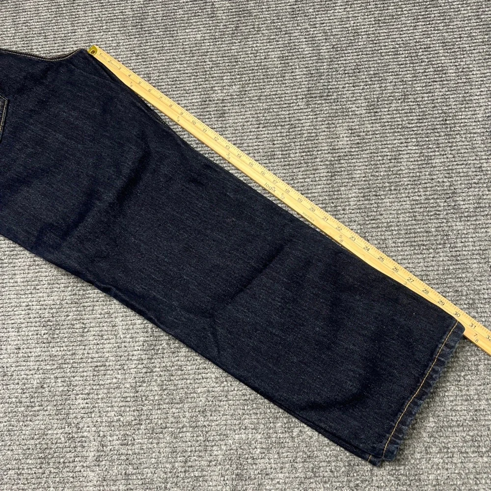 Levis 550 Relaxed Fit Jeans Mens 38x32 Dark Wash Indigo Blue Straight Leg Denim